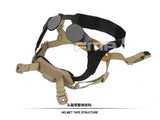 FMA Lux Liner with Worm Dial Kit Suspension System + Premium Memory Foam + Helmet Foam   Helmet Accessories TB1050