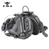 EARMOR Tactical Headset & RAC Rail Adapter Set Noise Canceling Military Aviation Communication