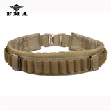 FMA Tactical belt Shotgun Shell Belt Round Neoprene Camo Shotshell Belt Hunting Waist Support