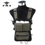 FMA Tactical Chest Rig Full Set Multicam Cordura 500D SS Micro Low Profile Light Fight