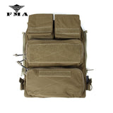 FMA Tactical Vest Zipper Pouch Bags Multicam Limited Edition for Tactical Vest 16-19 AVS JPC2.0 CPC