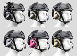 EARMOR Tactical Headset & RAC Rail Adapter Set Noise Canceling Military Aviation Communication