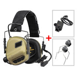 EARMOR Tactical Headset M32 & M51 Kenwood PTT Adapter & ARC Rail Adapter Sets