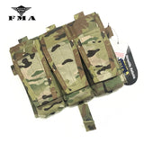 FMA M4 Triad Magazine Pouch Multicam for Tactical Vest AVS JPC Vest Molle Front Panel