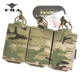 FMA Tactical Mag 5.56mm / 762mm Laser-cut Triple Magazine Pouch