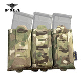 FMA Multicam Triple Stackable Tenspeed M4 Mag Pouch Molle Magazine Pouch