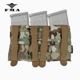 FMA Multicam Triple Stackable Tenspeed M4 Mag Pouch Molle Magazine Pouch