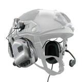 EARMOR Tactical Headset & RAC Rail Adapter Set Noise Canceling Military Aviation Communication