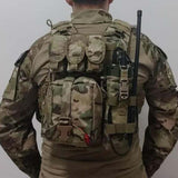 FMA Tilt-Out 152 MBTR Radio Pouch Walkie Talkie Multicam Airsoft Combat Gear RS3967