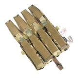 FMA MP7 Quadruple Magazine Pouch Molle 500D Cordura for Tactical Vest AVS JPC2.0 Vest