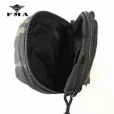 FMA Tactical Pouch Multicam Black Waist Bag Molle Hunting & Airsoft Small Tools Bags