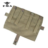 FMA Tactical Vest MOLLE Triple Pouch M4 5.56 Magazine Front Detatchable 500D Nylon