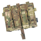 FMA MP7 Quadruple Magazine Pouch Molle 500D Cordura for Tactical Vest AVS JPC2.0 Vest