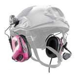 EARMOR Tactical Headset & RAC Rail Adapter Set Noise Canceling Military Aviation Communication