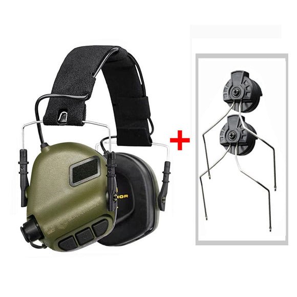 EARMOR Tactical Headset M31 MOD4 & ARC Rail Adapter IPSC Headset