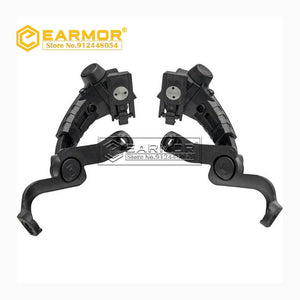 EARMOR M16C  New Headset  Back Rail Mount Bracket ARC Rail Adapter for M31 / M32 / M31H / M32H Headset