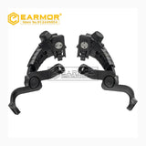 EARMOR M16C  New Headset  Back Rail Mount Bracket ARC Rail Adapter for M31 / M32 / M31H / M32H Headset