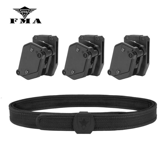 FMA IPSC USPSA IDPA Pistol Magazine Pouches Multi-Angle Speed & IPSC Shooting Belt Set