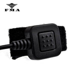 EARMOR Tactical Headset PTT Kenwood Military Adapter PTT  for Airsoft MSA Sordin/3M Peltor