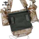 FMA Tactical pouch set Multicam Accessories bags Three-piece Set for SS Chest Rig Chest Hanging