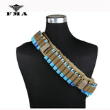 FMA Tactical belt Shotgun Shell Belt Round Neoprene Camo Shotshell Belt Hunting Waist Support
