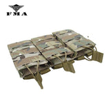 FMA Triple Molle 556 Magazine Pouch Tactical Military Pouches MOLLE Vest Trigeminy Storage Bag